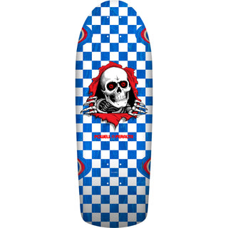 Powell Peralta Skateboard Deck OG Ripper Checker Blue Old School Reissue