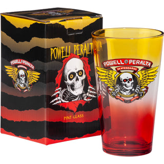 Powell Peralta Winged Ripper pint glass, 16oz