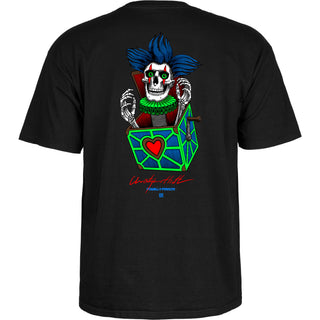 Powell Peralta Skateboard Shirt Chris Hiett Skull Black