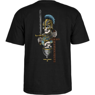 Powell Peralta Skateboard Shirt Dan Corrigan Chess Skulls Black