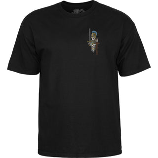 Powell Peralta Skateboard Shirt Dan Corrigan Chess Skulls Black