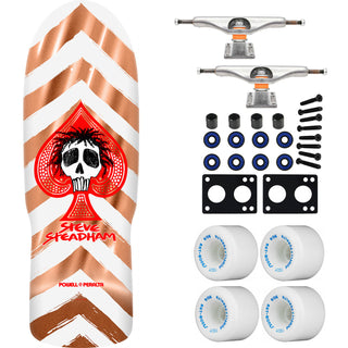 Powell Peralta Skateboard Steadham Spade Copper Foil / Independent/ Rat Bones White