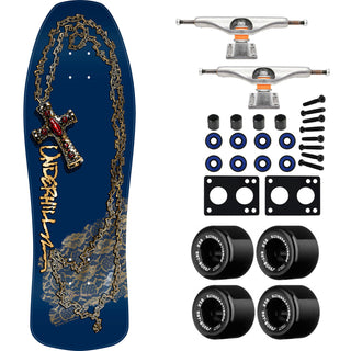 Powell Peralta Skateboard Ray Underhill Cross Navy/Gold Foil / Independent/ Rat Bones Black