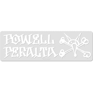Powell Peralta Skateboard Sticker Vato Rat White 7" x 2.25"