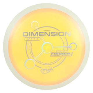MVP Discs Sports Project Lab Coat Fission Dimension Distance Driver 14.5/5/-1/2 Peach Mango 168 grams