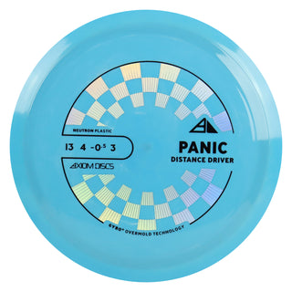 Axiom Discs Project Lab Coat Neutron Panic Distance Driver 13/4/-0.5/3 Blue/Blue 167 grams