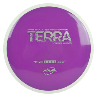 MVP Discs Sports Project Lab Coat James Conrad Neutron Terra Fairway Driver 8/5/0/3 Purple 173 grams