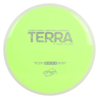 MVP Discs Sports Project Lab Coat James Conrad Neutron Terra Fairway Driver 8/5/0/3 DayGlo 174 grams