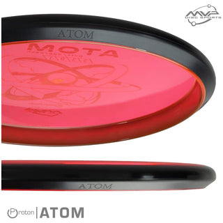 MVP Disc Golf Proton Atom Putter 3/3/0/1 Red 171 grams