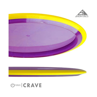 Axiom Disc Golf Proton Crave Fairway Driver 6.5/5/-1/1 Orange/Lavender Pink 158 grams