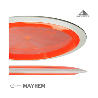 Axiom Disc Golf Mayhem Distance Driver Proton  Yellow Speck/Pink 172 grams