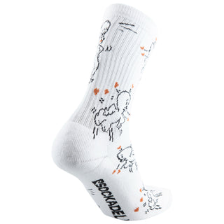 Psockadelic Skateboard Socks Ghost Love