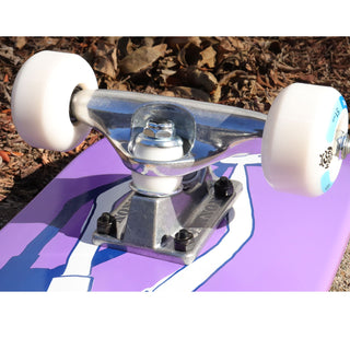 Push Skateboard Complete Froggy Sketch Soft Top Purple 6.75" x 28.5"