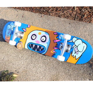 Push Skateboard Complete Frosty Attack Blue 7.0" x 29.2"