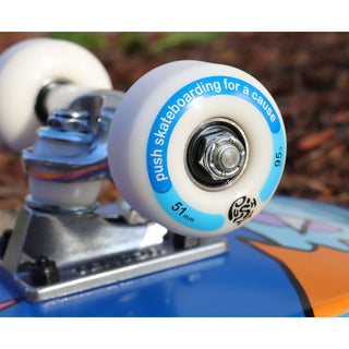Push Skateboard Complete Frosty Attack Blue 7.0" x 29.2"