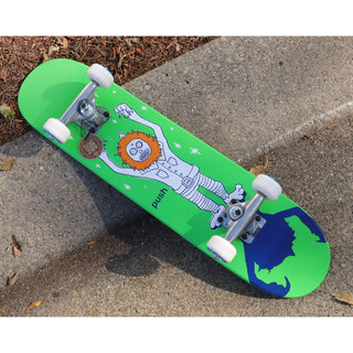 Push Skateboard Complete Frosty Sketch Green 6.75" x 28.5"