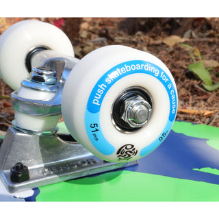 Push Skateboard Complete Frosty Sketch Green 6.75" x 28.5"
