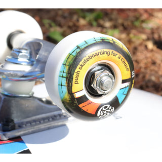 Push Skateboard Complete Libya MLSL White 8.0" x 31.6"