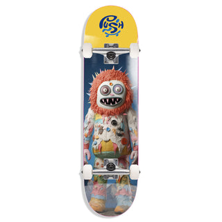 Push Skateboard Complete Frosty Portrait Yellow 7.75"