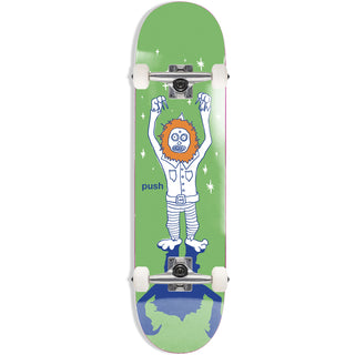 Push Skateboard Complete Frosty Sketch Green 6.75" x 28.5"