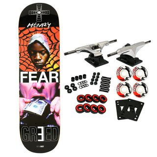 Quasi Skateboard Complete Justin Henry Index 8.5" x 32.125"