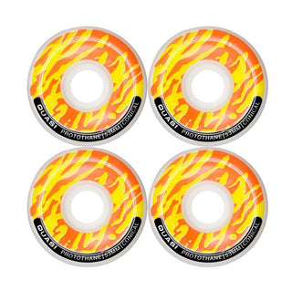 Quasi Skateboard Wheels 53mm Protothane Conical 83B White