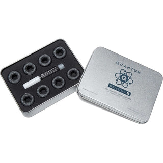 Quantum Bearing Science Skateboard Bearings Metallic Plus Kit