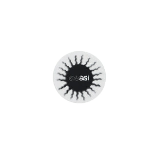 Quasi Skateboards Sticker Sun Black 3" x 3"