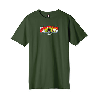 Huf X The Incredible Hulk Shirt Rage Forest Green