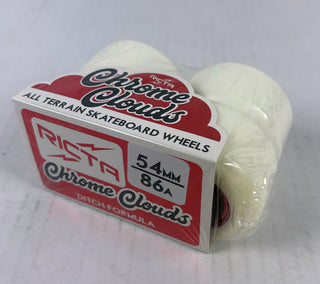Ricta Wheels 54mm Chrome Clouds 86A Red