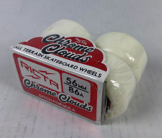 Ricta Wheels 56mm Chrome Clouds 86A Red