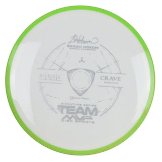 Axiom Disc Golf Sarah Hokom Neutron Crave Fairway Driver 6.5/5/-1/1 White/Green 167 grams
