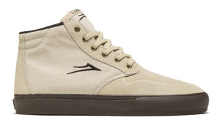 Lakai Skateboard Shoes Riley 3 High Cream/Gum Suede