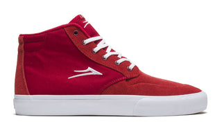 Lakai Skateboard Shoes Riley Hawk 3 High Red Suede