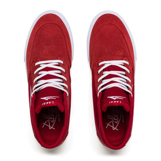 Lakai Skateboard Shoes Riley Hawk 3 High Red Suede