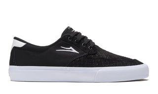 Lakai Skateboard Shoes Riley 3 Black Snake Suede