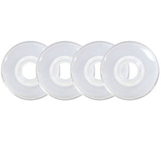 Rink Rat Roller Hockey Wheels Rinkster Ghost 80mm XX Grip White/Clear 4-Pack