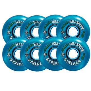 Rink Rat Roller Hockey Wheels Rinkster Striker 80mm XXX Grip Blue 8-Pack