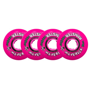 Rink Rat Roller Hockey Wheels Rinkster Maverick 72mm XXX Grip Pink 4-Pack