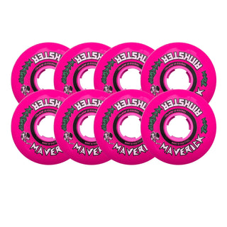 Rink Rat Roller Hockey Wheels Rinkster Maverick 72mm XXX Grip Pink 8-Pack
