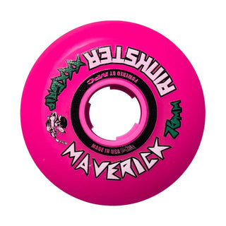 Rink Rat Roller Hockey Wheels Rinkster Maverick 76mm XXX Grip Pink 4-Pack