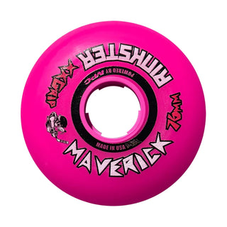 Rink Rat Roller Hockey Wheels Rinkster Maverick 76mm XX Grip Pink (Single)