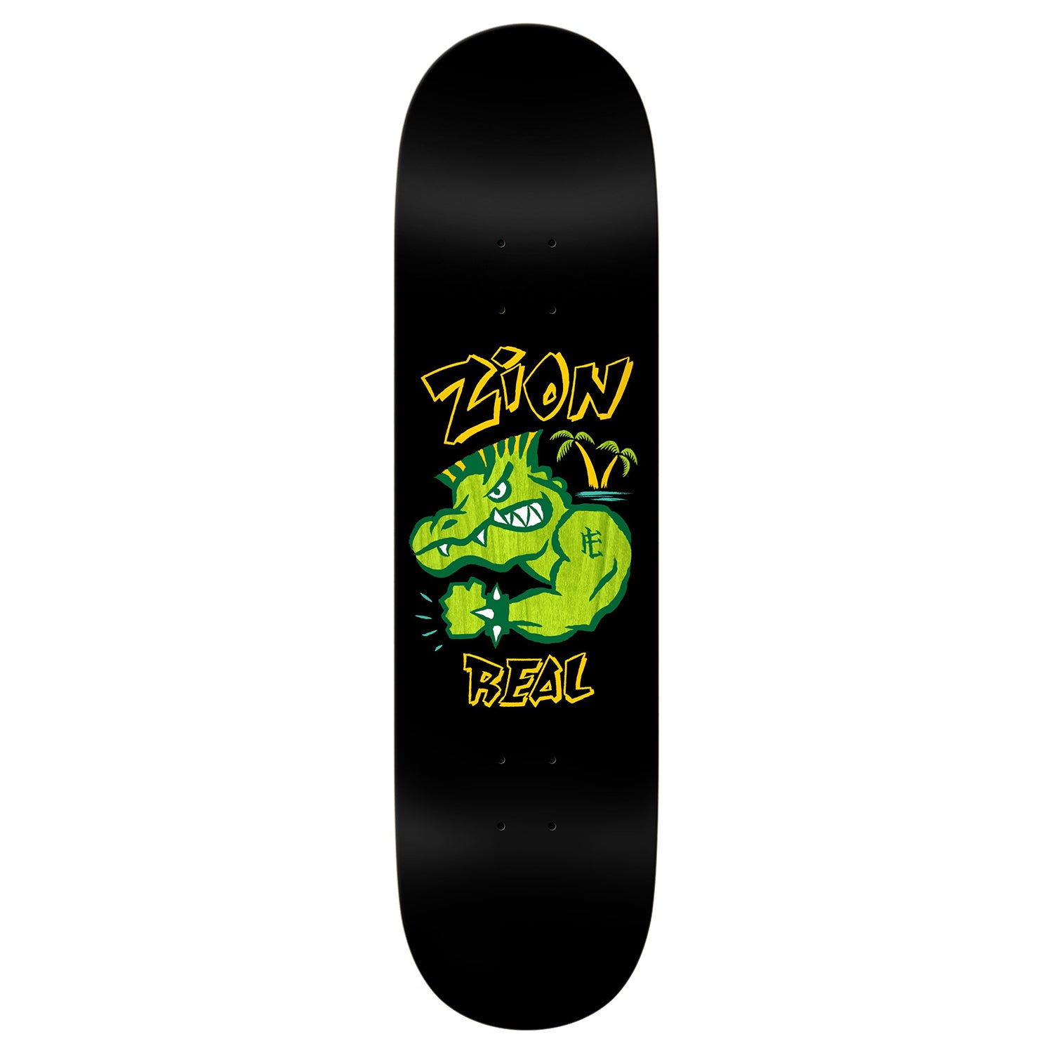 Real Skateboard Deck Zion Bad Gator Heavyweights 8.5