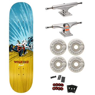 Real Premium Skateboard with Indy Trucks, Spitfire Wheels 8.06" Jimmy Wilkins Racers