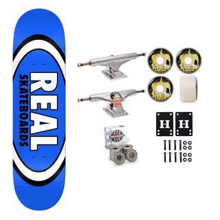 Real Skateboard Blue 8.5" Independent Satori Premium Kit