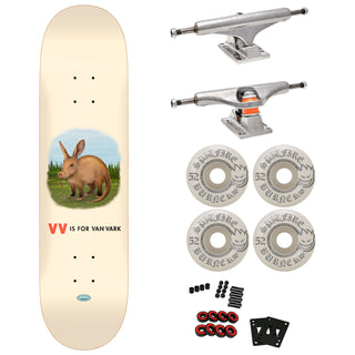 Real Premium Skateboard with Indy Trucks, Spitfire Wheels 8.25" Tanner Van Vark VV