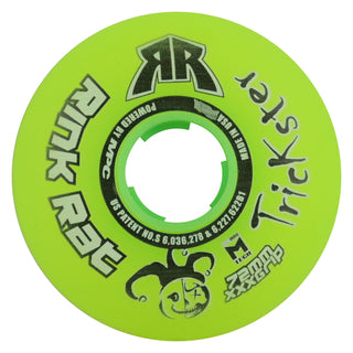 Rink Rat Roller Hockey Wheels - Trickster XXX 72/80 HiLo 76A Green/Black (8-Pack)