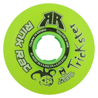 Rink Rat Roller Hockey Wheels - Trickster XXX 76/80 HiLo 76A Green/Black (8-Pack)