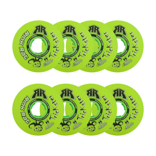 Rink Rat Roller Hockey Wheels - Trickster XXX 76/80 HiLo 76A Green/Black (8-Pack)