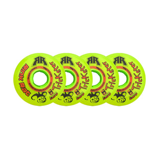 Rink Rat Roller Hockey Wheels - Trickster XX 76mm 79A Green/Red (4-Pack)
